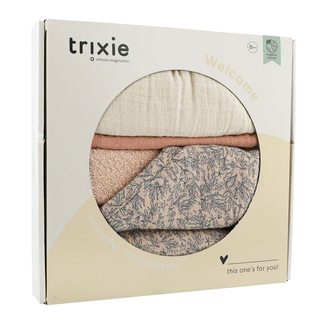Trixie newborn gaveæske l - dejlige blade