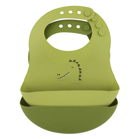 Trixie Silicone Bib - MR. Dino, 2..
