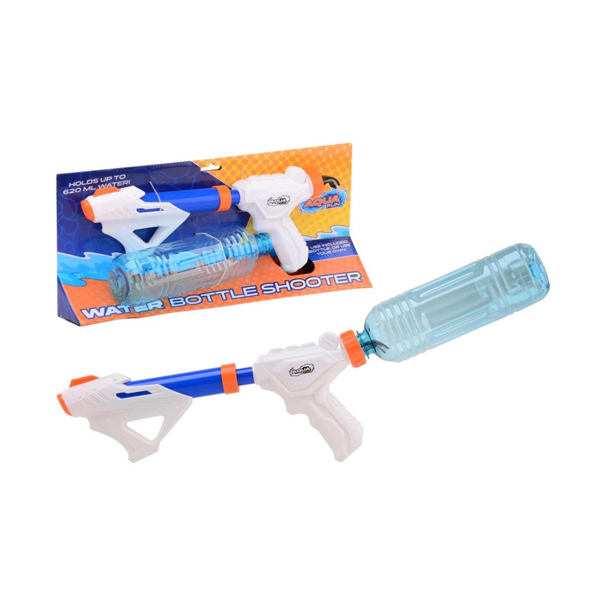 Johntoy aqua sjov vandpistol rumflaskeskyder 54cm