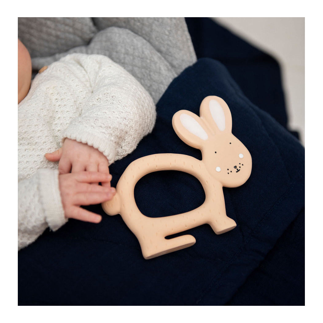 Trixie Natural Rubber Grab Toy Mrs. Rabbit