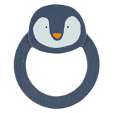 Trixie Natural Rubber Round Bijtring - Mr. Penguin