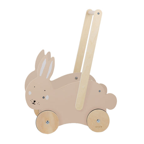 Trixie trærollator - mrs. rabbit - baby walker - children's toys - walking cart from 1.5 years - for boys and girls - fsc