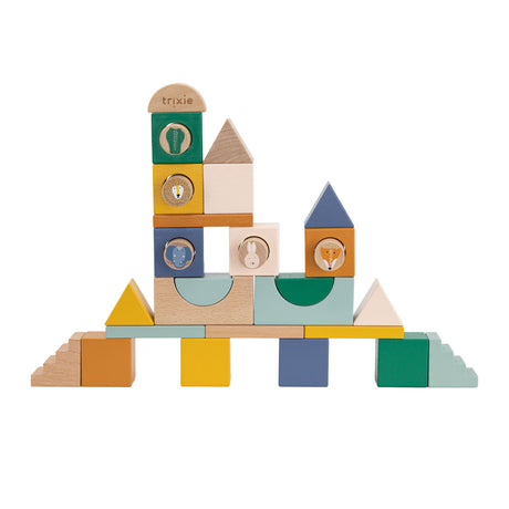 Trixie Wood Blocks City, 31dlg.