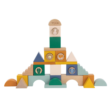 Trixie Wood Blocks City, 31dlg.