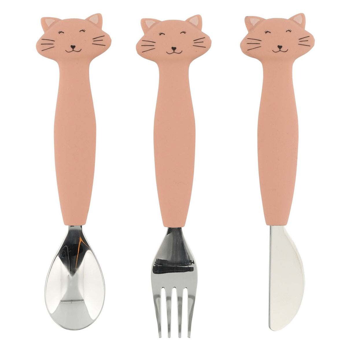 Trixie Silicone Dining Set - MRS. Kat, 3st.