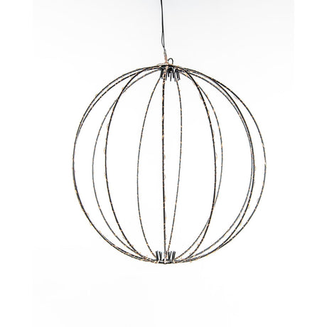 Anna's collection verlichte bal 40cm 192led classic warm met flitsfunctie timer dimmer 5 meter aanloopsnoer