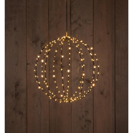 Anna's collection verlichte bal 40cm 192led classic warm met flitsfunctie timer dimmer 5 meter aanloopsnoer