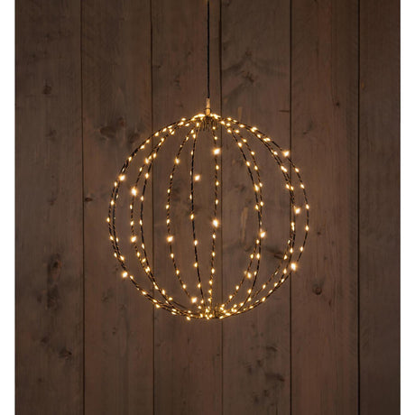 Anna's collection verlichte bal 50cm 216led classic warm met flitsfunctie timer dimmer 5 meter aanloopsnoer
