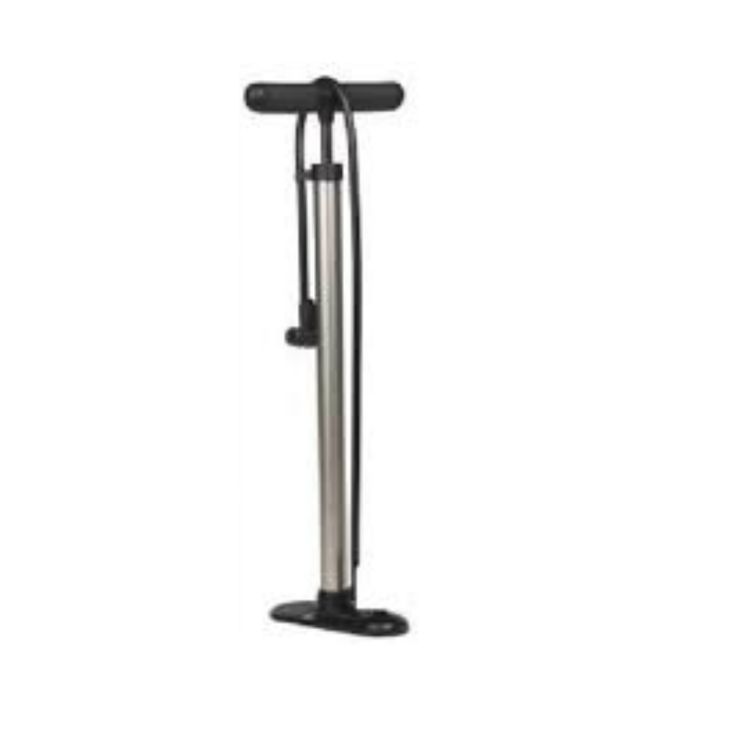 Falkx Bicycle Pump Classic Silver. Montering på alle ventiler