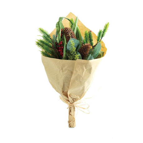 House of nature buket af kunstige blomster 46cm jul
