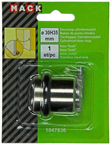 Mack 1047636 - dørstop cylinder model rustfrit stål look ø 30h35 mm 1 stk stk | 6 stk