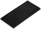 Mack 1048769 - stødabsorberende gummi sort 35 x 70 mm 4 stk | 6 stk