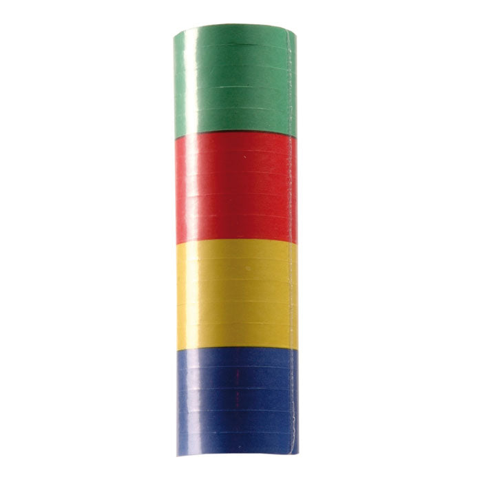Boland farvede streamers