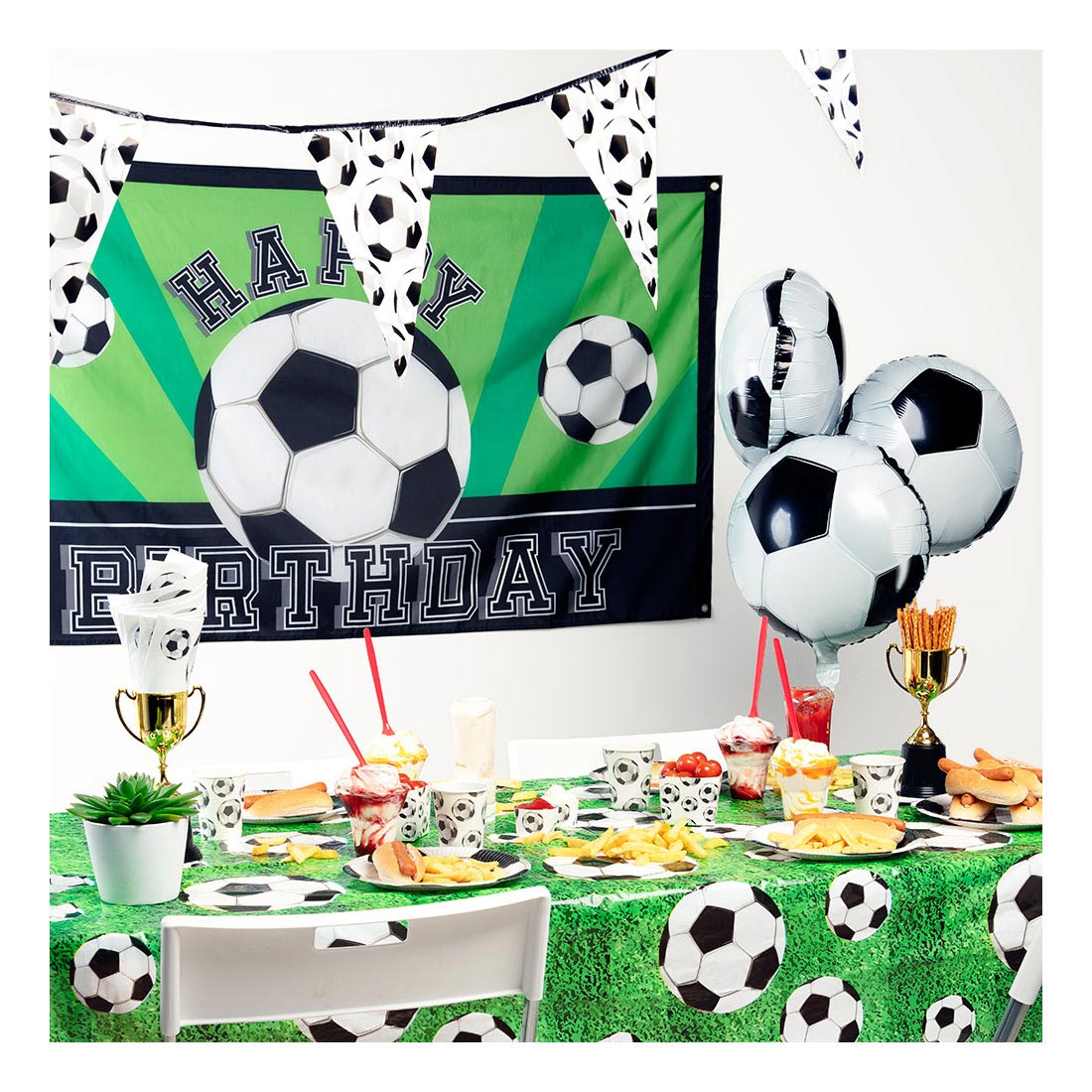 Boland flag line fodbold point flag, 6 mtr.