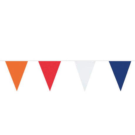 Boland flagline orange rød hvid blå, 10 mtr.