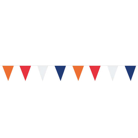 Boland flagline orange rød hvid blå, 10 mtr.