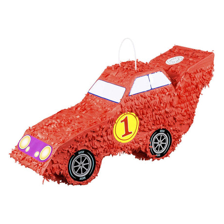 Boland pinata racerbil rød