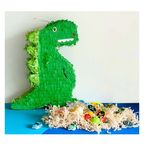 Boland pinata dinosaur grøn