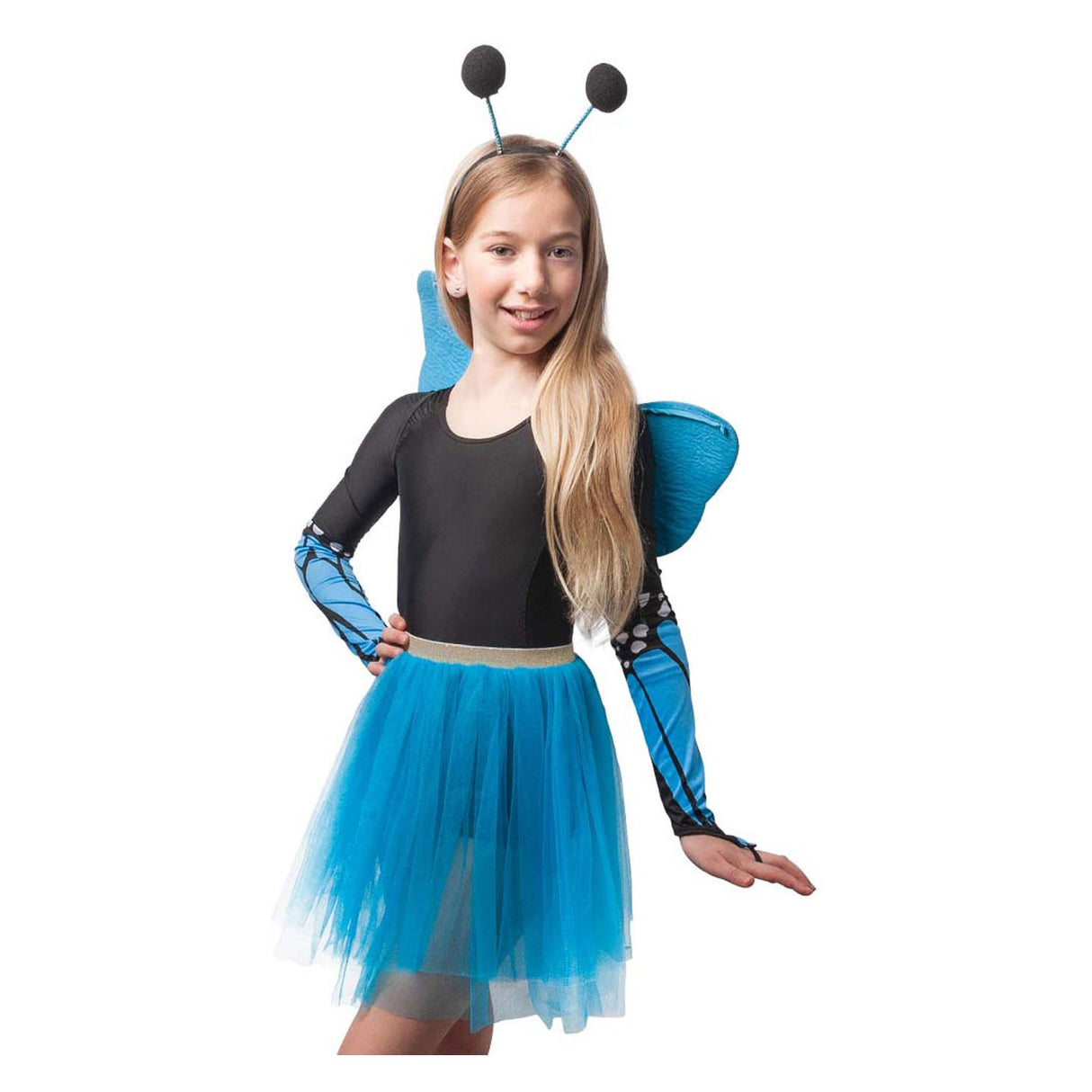 Boland dress up sæt sommerfugleblå