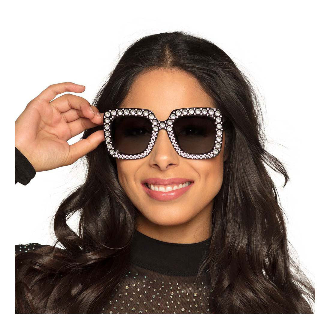 Boland festbriller bling bling sort