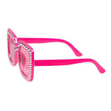 Boland festbriller bling bling lys pink