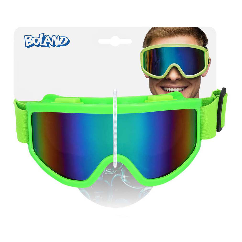 Boland festskibriller neongrøn