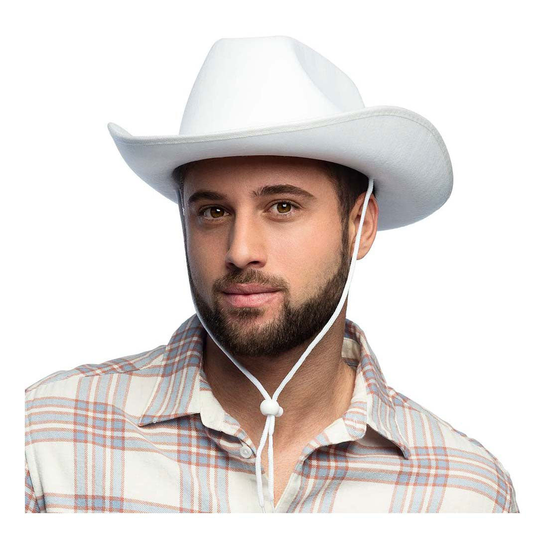 Boland rodeo hat hvid