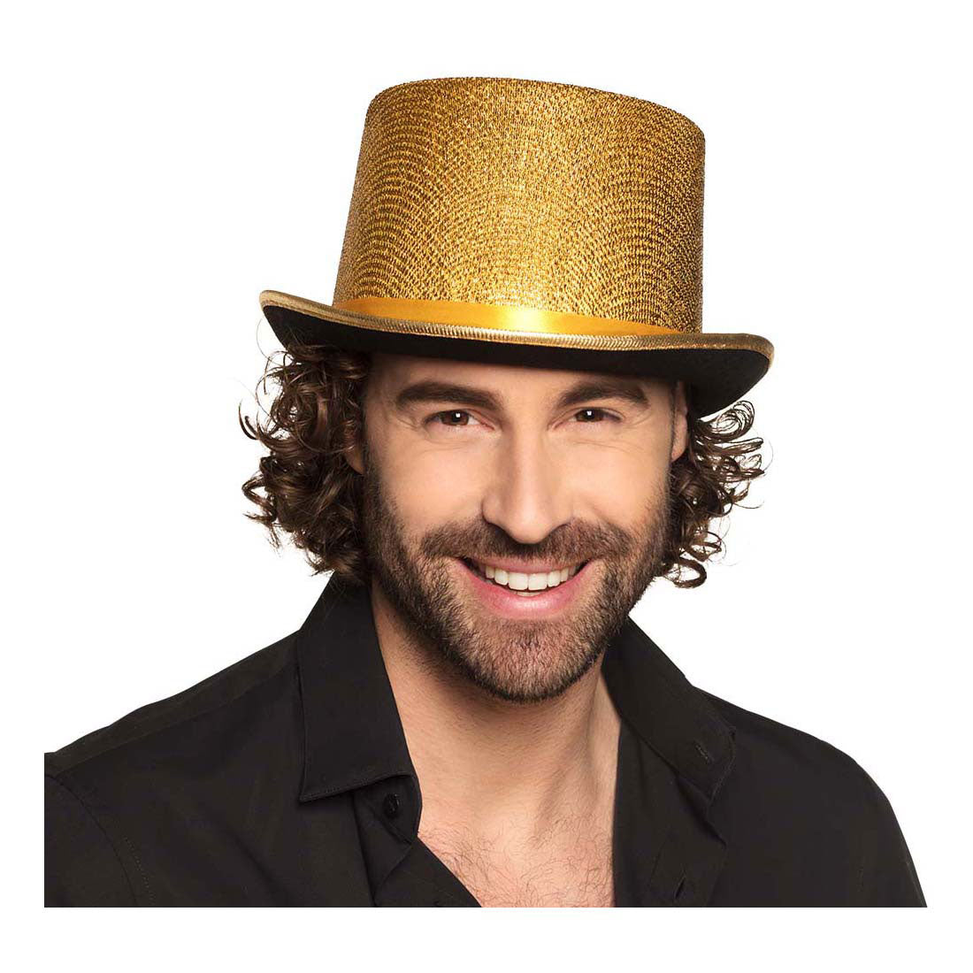 Boland hat glitter guld