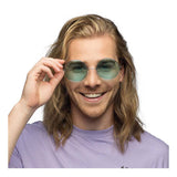 Boland festbriller hippie xl grøn