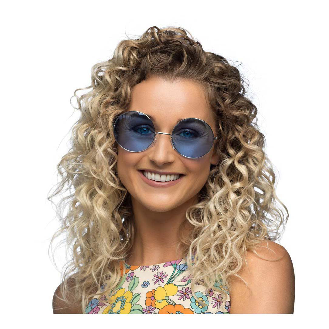 Boland festbriller hippie xl blå