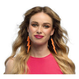 Boland øreringe blinker neon orange