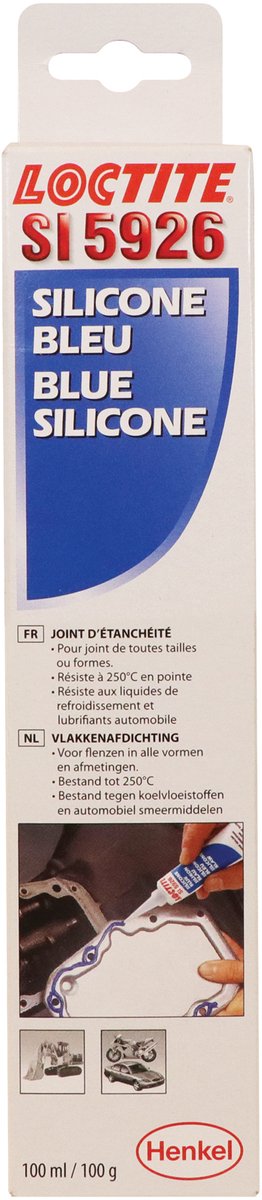 Loctite overfladeforsegling 5926 silikone 40 ml sølvgrå