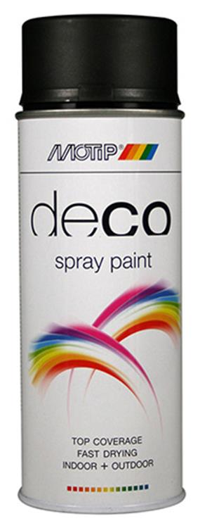 Motip 1051832 - sp. mat ral 9005 dyb sort spraydåse 400 ml | 1 stk