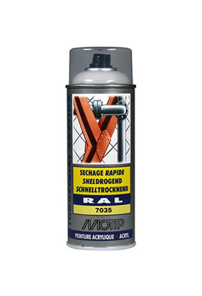 Motip 1051638 - ind. ral 7035 lysegrå spraydåse 400 ml | 1 stk