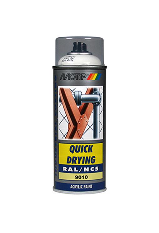 Motip industrielt ral9010 400 ml.