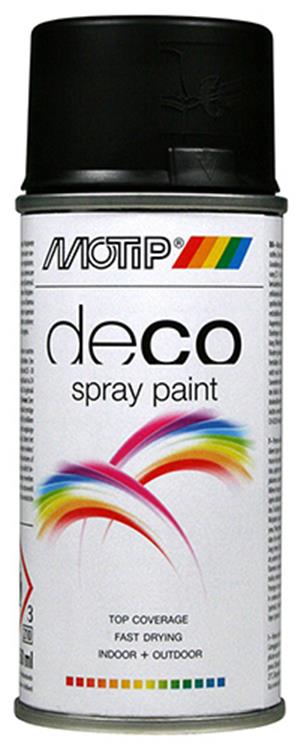 Motip 1051845 - sp. satinglans ral 9005 spraydåse 150 ml | 1 stk