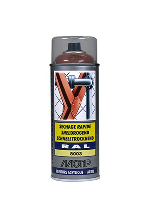 Motip 1051733 - ind. ral 8003 lerbrun spraydåse 400 ml | 1 stk