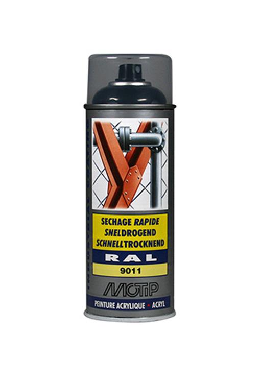 Motip 1051736 - ind. ral 9011 grafit sort spraydåse 400 ml | 1 stk