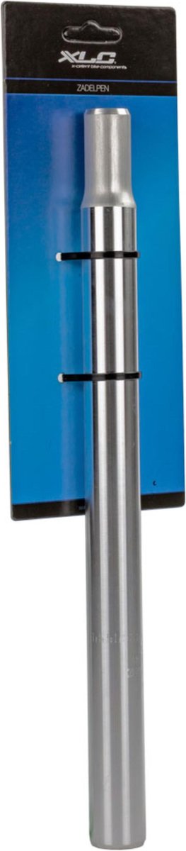 Xlc stearinlys sadelpind - 27,2 x 350 mm - ikke-affjedret - aluminium - sølv