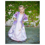 Store prætenders diadem med sin blonde rapunzel