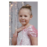 Store pretenders ædle sløjfer perle armbånd pink