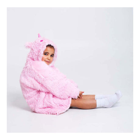 Noxxiez nuttet hættetrøje lille sweater enhjørning, 3-6 år