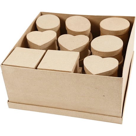 Creativ virksomhed http: www.cchobby.nl medium-boxes-h-5-cm-d-10-12-cm-28-piece-1-box