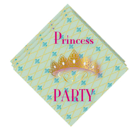 HAZA WITBAARD Servietter Princess Party, 20 ..