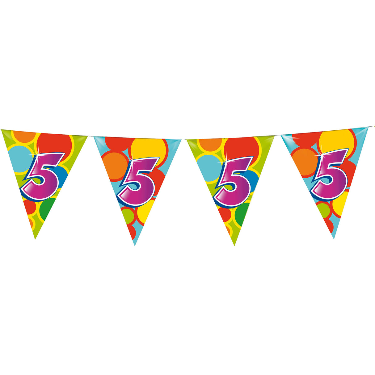 HAZA WITBAARD FLAG LINE 5 år, 10MTR.