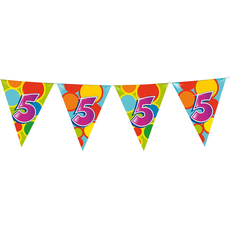 HAZA WITBAARD FLAG LINE 5 år, 10MTR.