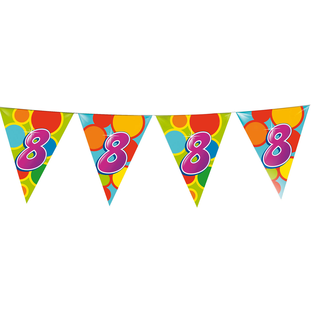 HAZA WITBAARD FLAG LINE 8 år, 10MTR.