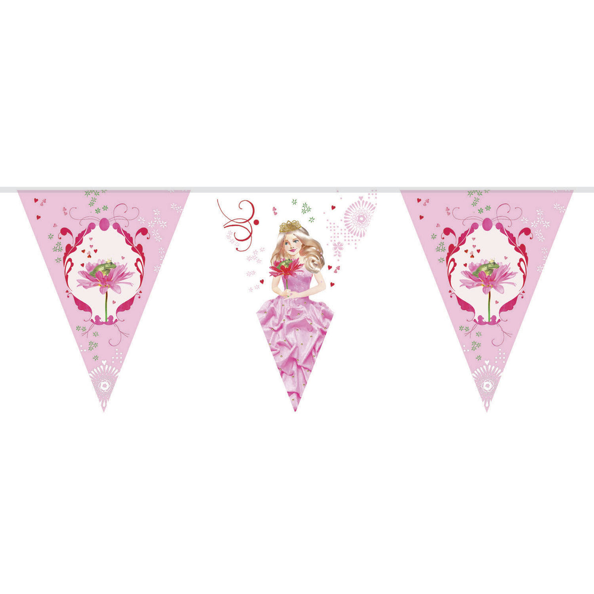 Haza hvid skæg prinsesse flag line, 10 mtr.