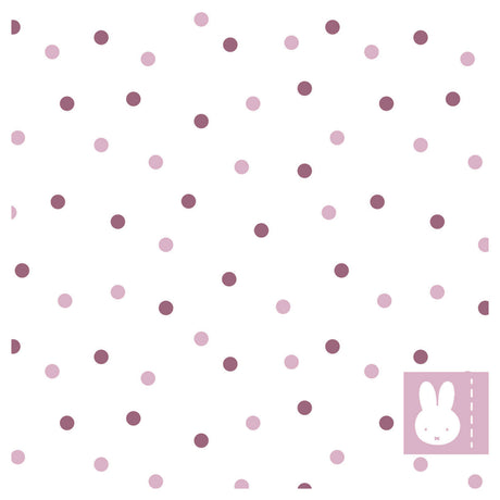 Haza hvide skægservietter Miffy pink, 20 stk.