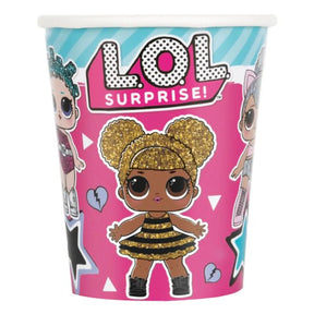 Haza witbaard l.o.l. surprise! bekers, 8st.